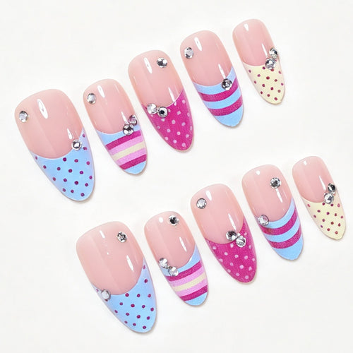 Dekorative Stiletto Nagelkunst Tipps Karnz