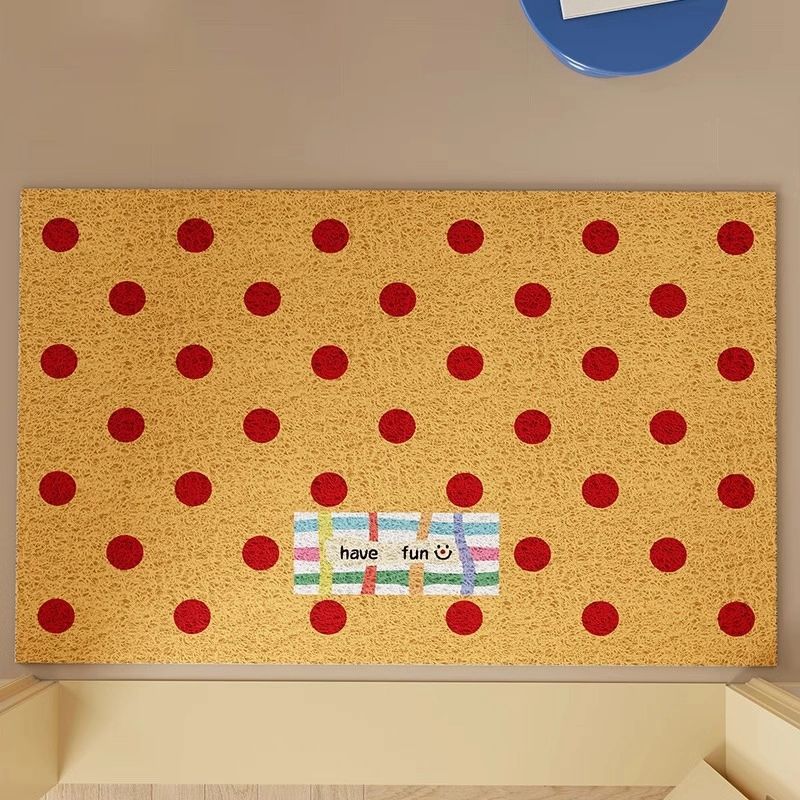Bunte Punkte Fußmatte Karnz