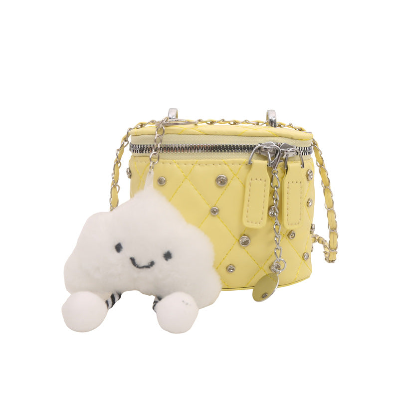 Trendige gesteppte Mini-Crossbody-Tasche
