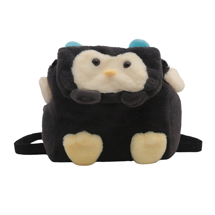 Plüsch Rucksack mit Niedlichem Pinguin-Design Karnz
