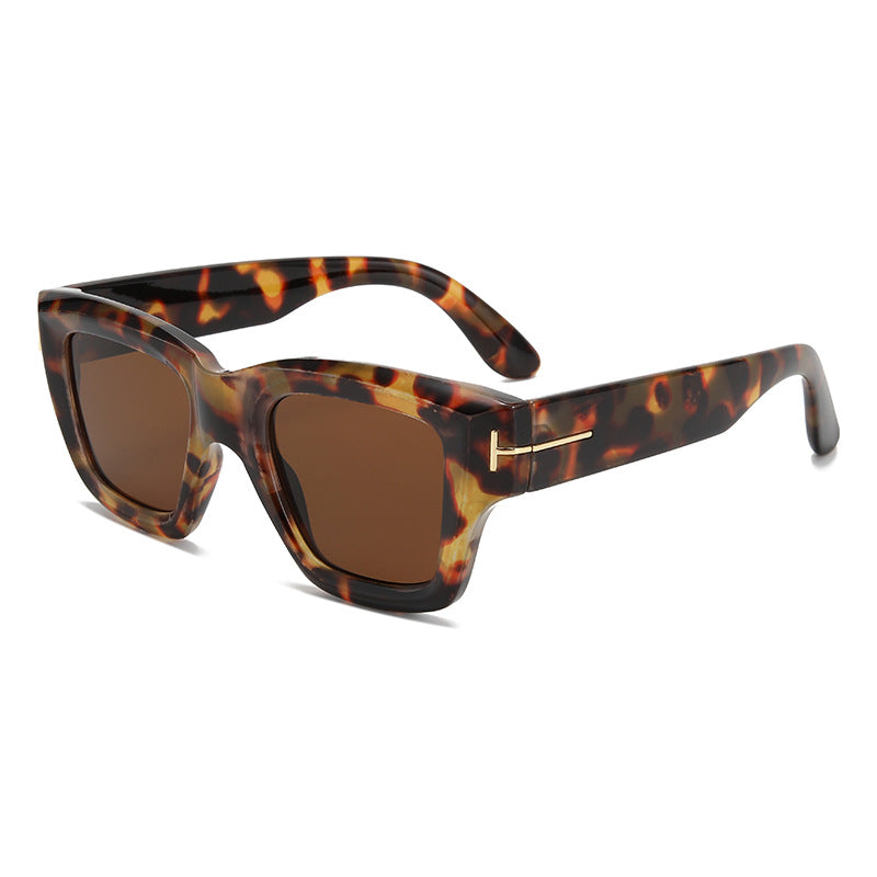 Damen modische quadratische Sonnenbrille mit UV-Schutz und elegantem Design Karnz