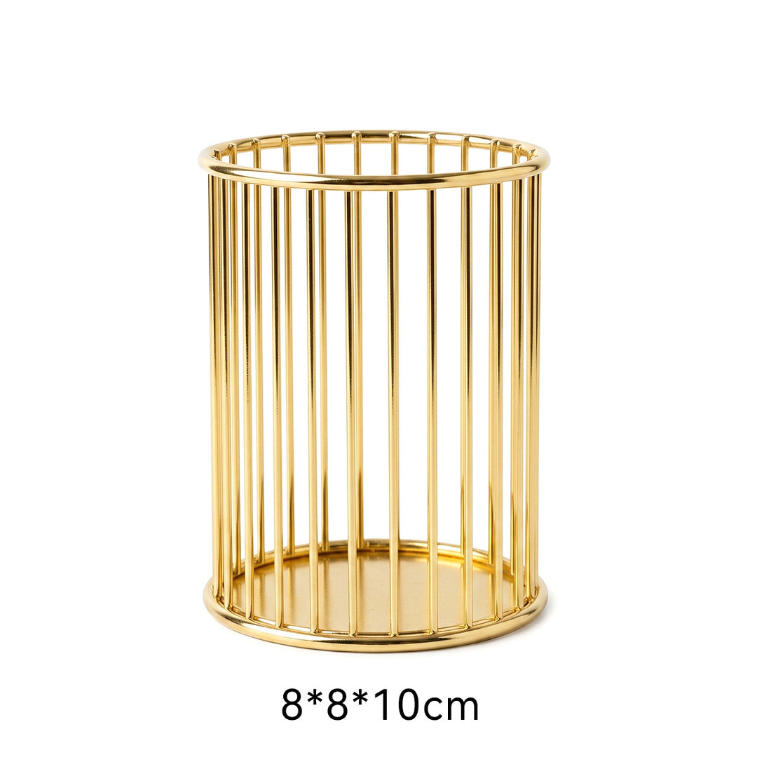 Eleganter Tischorganizer Aus Metallenen Stäben Karnz