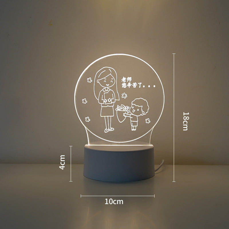 LED Tiger Figur Dekorative Lampe