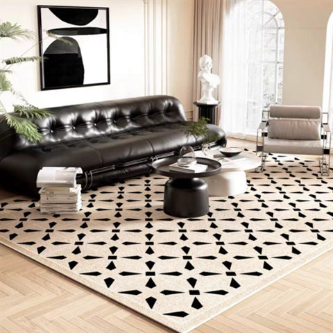 Geometrisch gemusterter Teppich Karnz