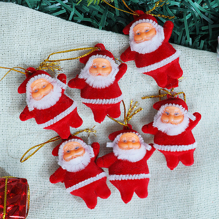 Festliche Weihnachtsmann-Anhänger Karnz