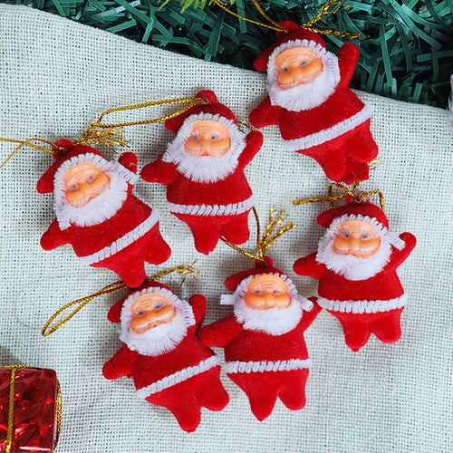 Festliche Weihnachtsmann-Anhänger Karnz