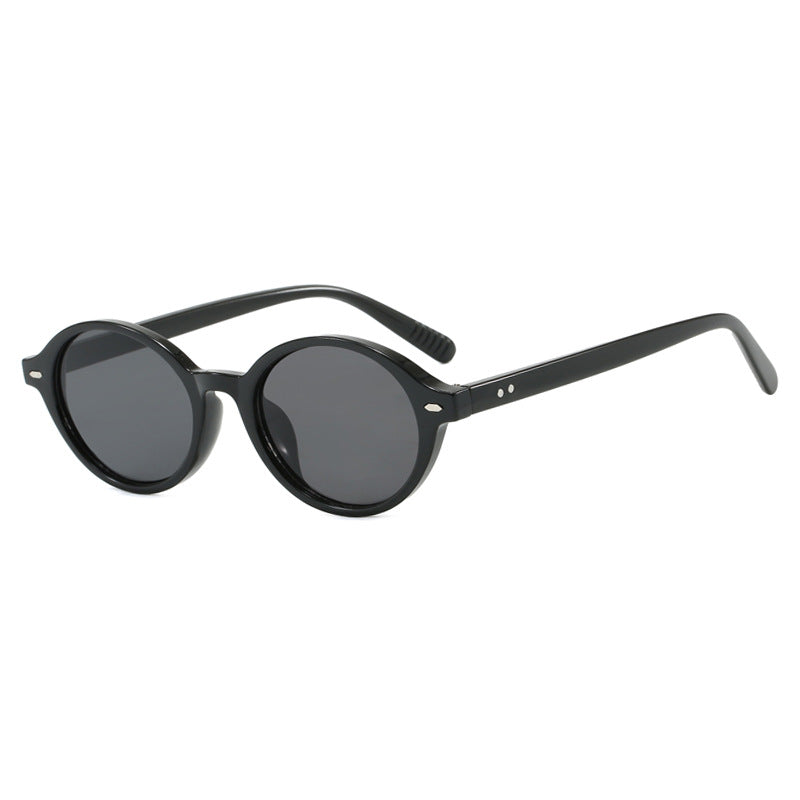 Damen runde Sonnenbrille mit modernem Design und polarisierten Gläsern Karnz