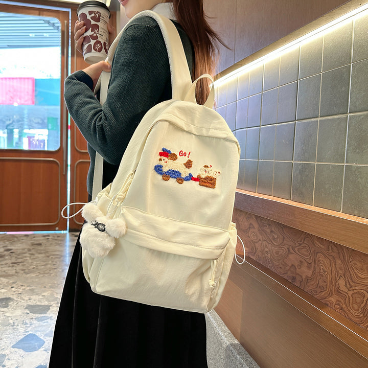Verspielter Bestickter Rucksack Karnz