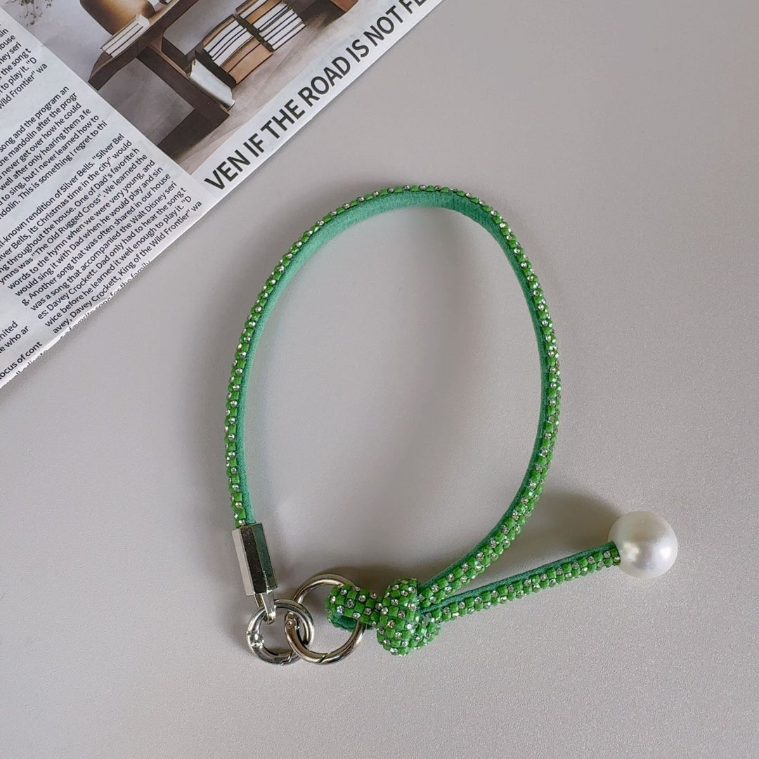 Elegante geknotte Perlenarmband-Band Karnz