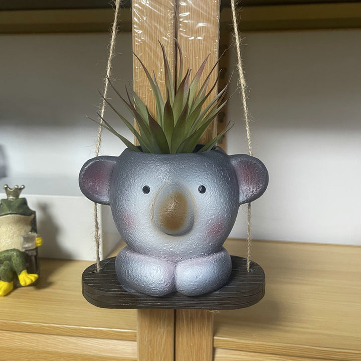 Dekorative Koala Pflanzenhalter Karnz