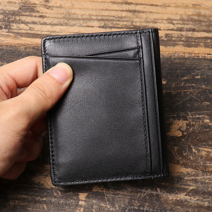 Premium Leder Minimalistischer Kartenhalter