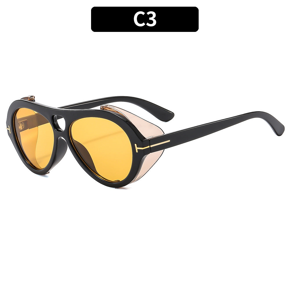 Klassischer Stil Stylische Retro-inspirierte Schild Sonnenbrille