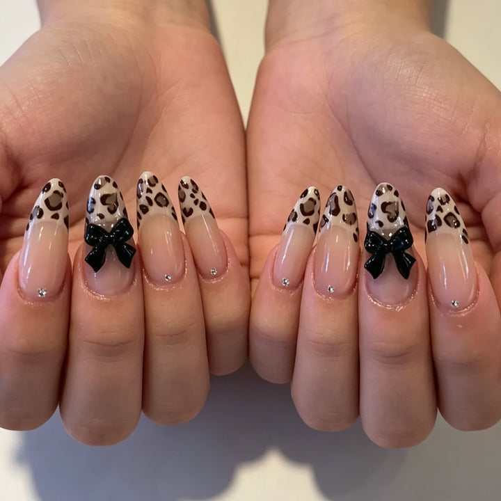 Designer Leopardenmuster Nagelkunst Verbesserungen Karnz