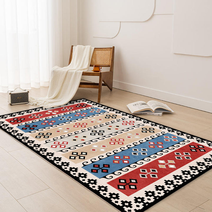 Geometrischer Bohemian Teppich