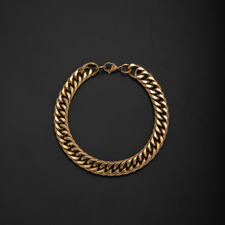 Chunky Metallisch Curb Ketten Halskette Karnz