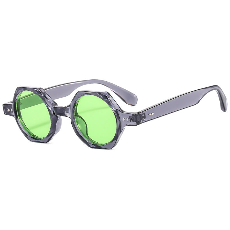 Damen Geometrische Sonnenbrille im auffälligen Design Karnz