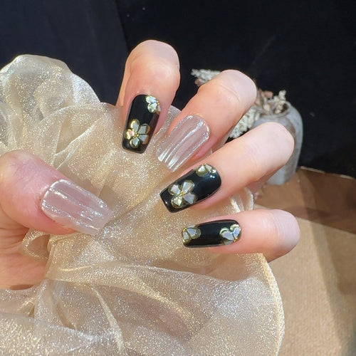 Blumenmuster Nagelkunstset Karnz