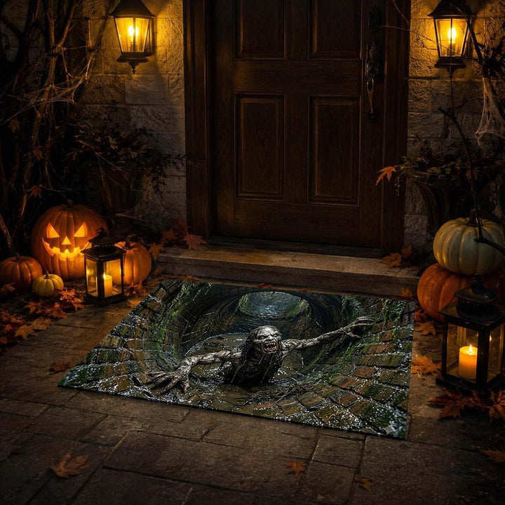 Spooky Skeleton-Themen Bereichsmatte
