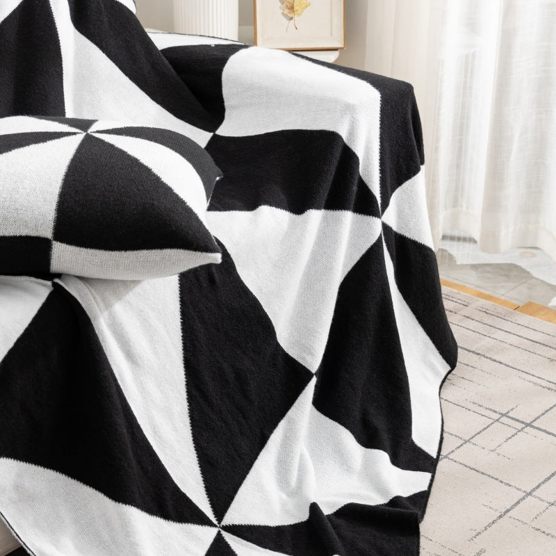 Geometrisches Muster Wurfdecke