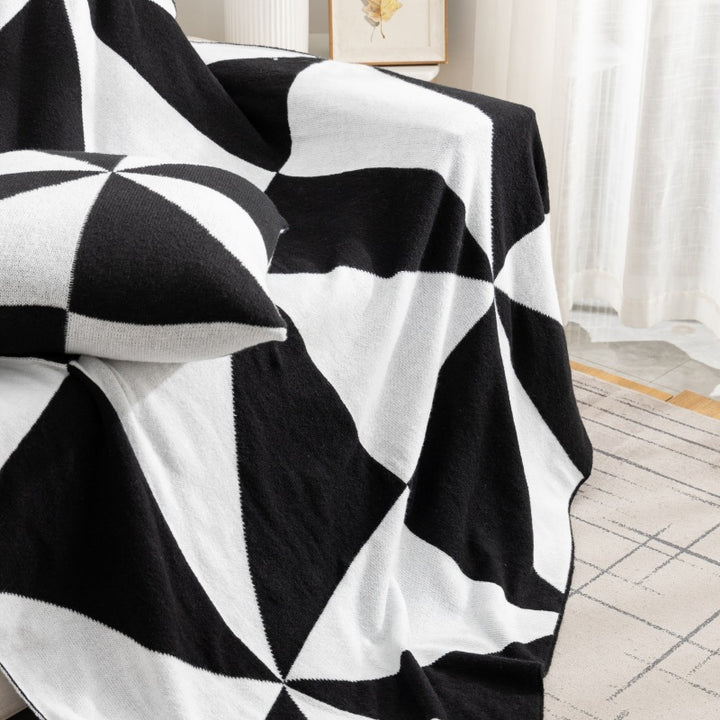 Geometrisches Muster Wurfdecke