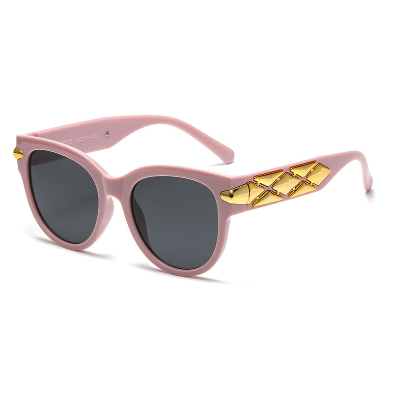 Damen Designer-Sonnenbrille mit innovativem, detailliertem Rahmen Karnz
