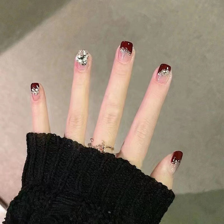 Glamouröser Farbverlauf Nagelkunst