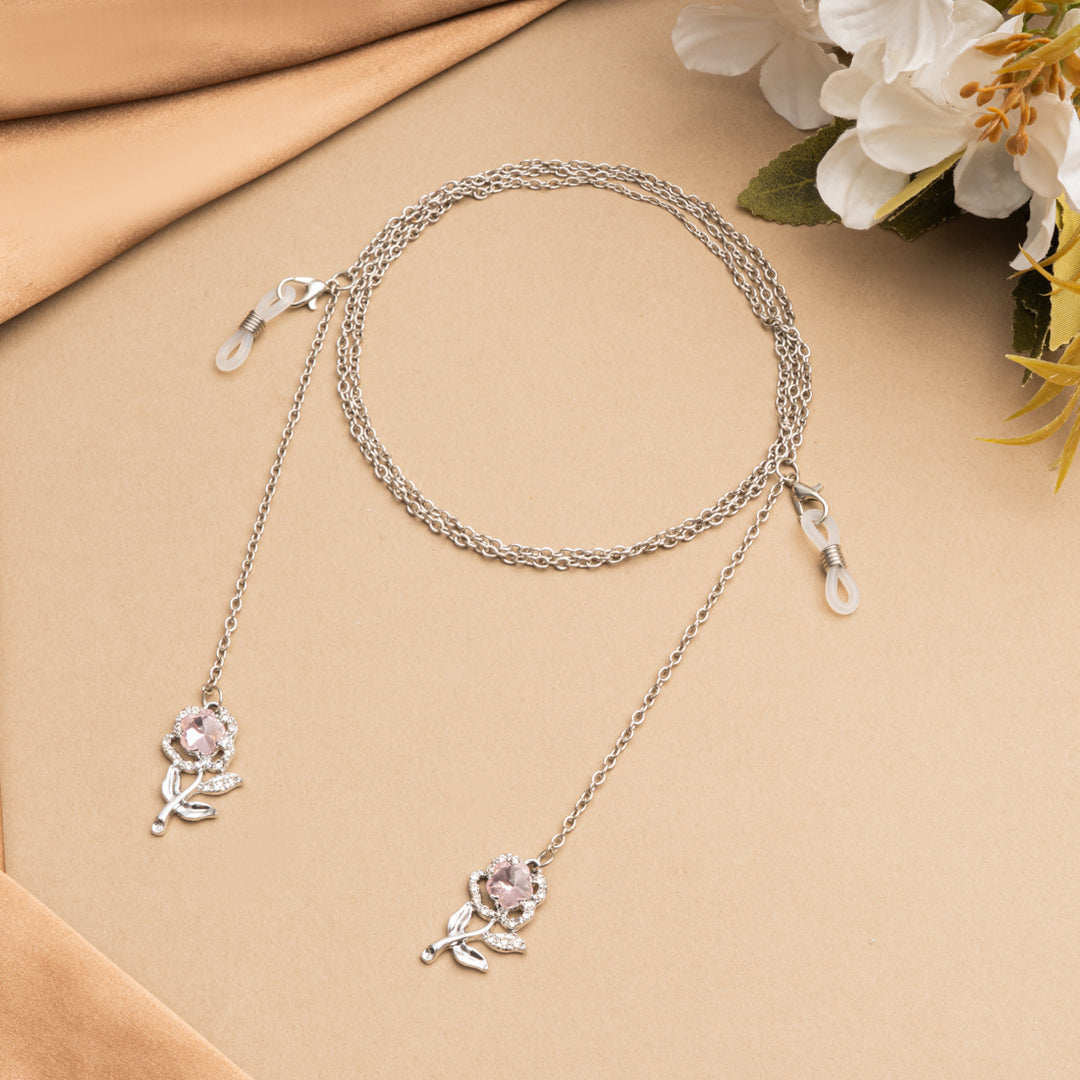 Floral Charm Brillen Kette Karnz