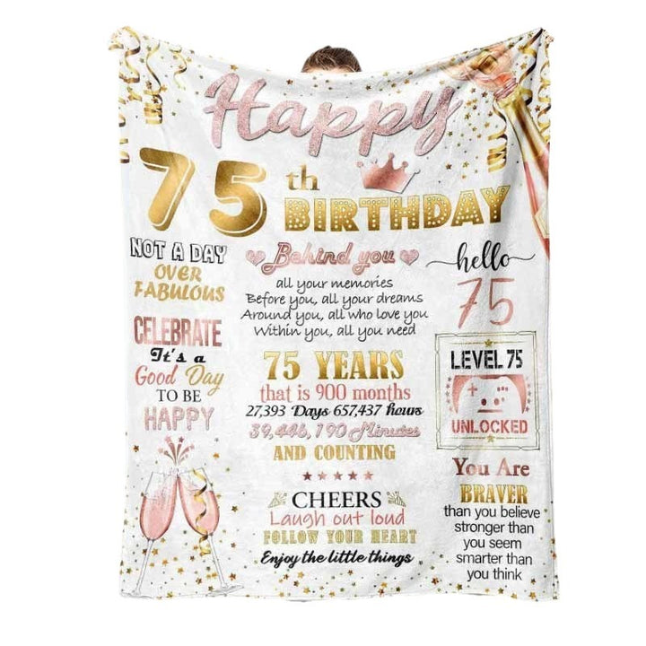 Inspirierende Fleece-Geburtsdecke