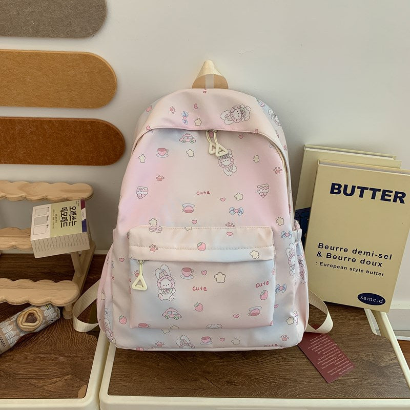 Spaß Charakter Druck Rucksack