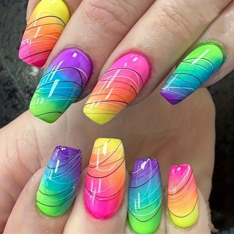 Kunstnagelset mit Elegantem Glitzer-Design Karnz