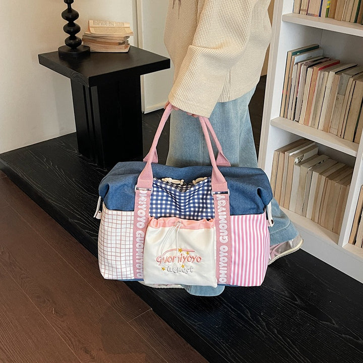 Stilvolle Mehrfarbige Reise-Duffel-Tasche Karnz