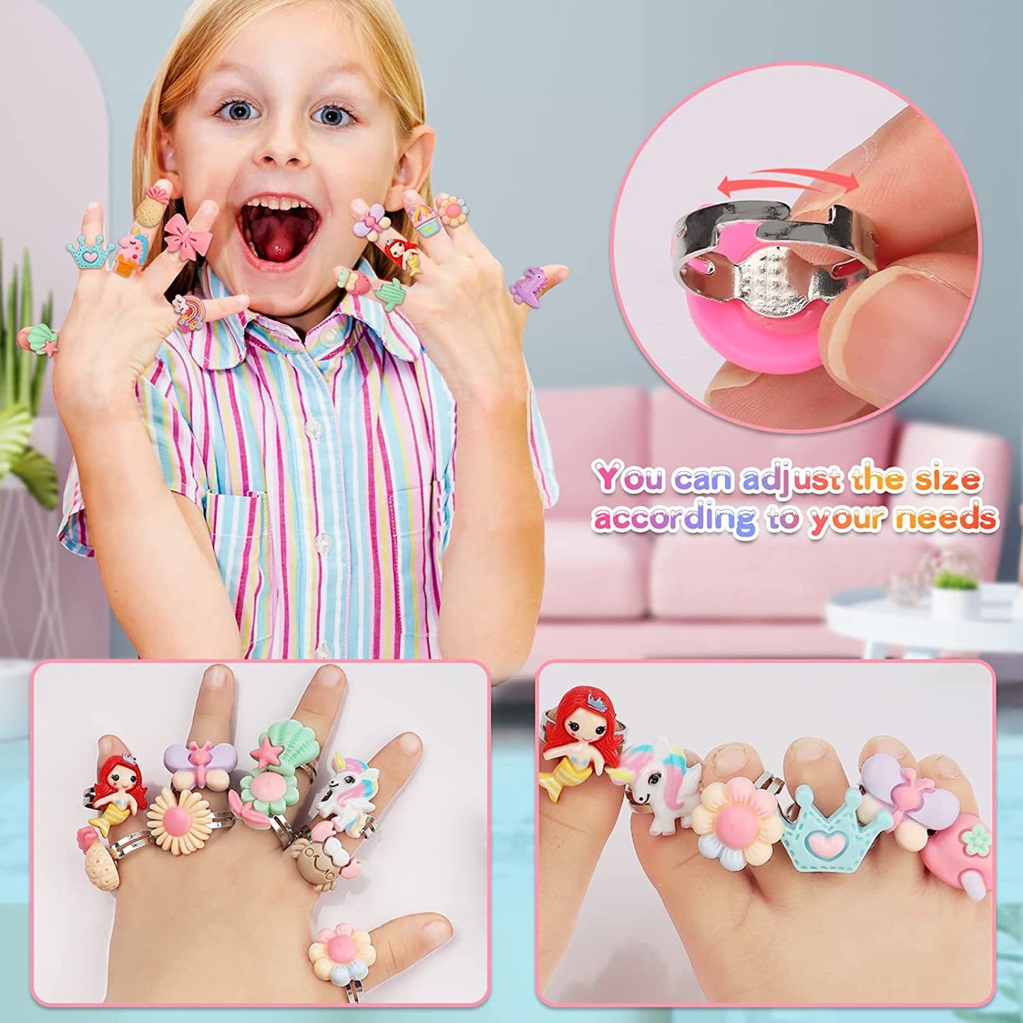 Unisex Kreatives Haarspangen-Set Karnz
