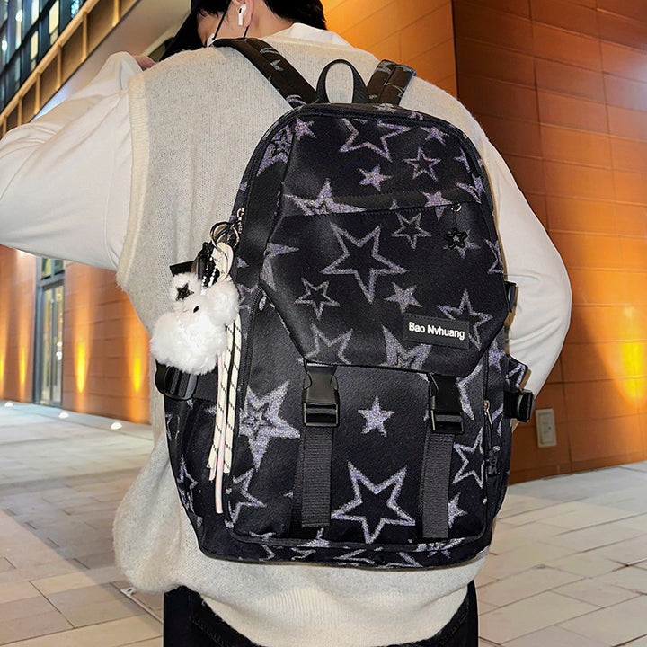 Stylischer Rucksack mit Sternenmuster Karnz 1791204674