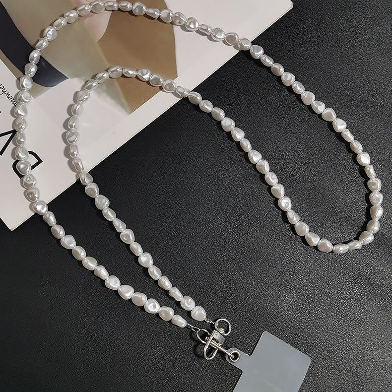 Elegante mehrschichtige Perlenkette Karnz