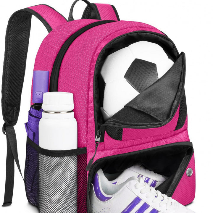 Sportlicher Rucksack mit Schuhfach und Getränkefach Karnz