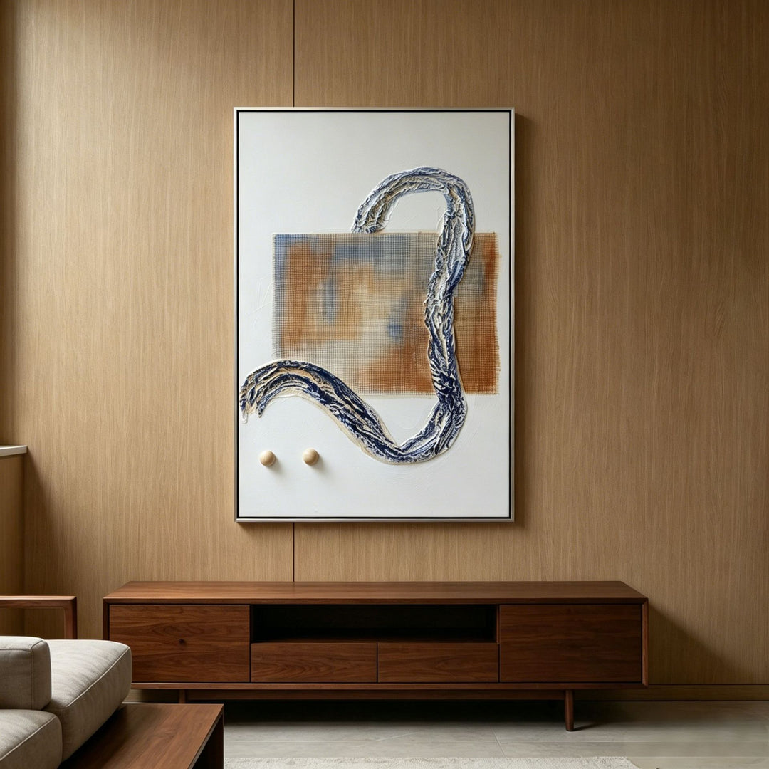 Abstract Expressionistische Wandkunst für Innenräume