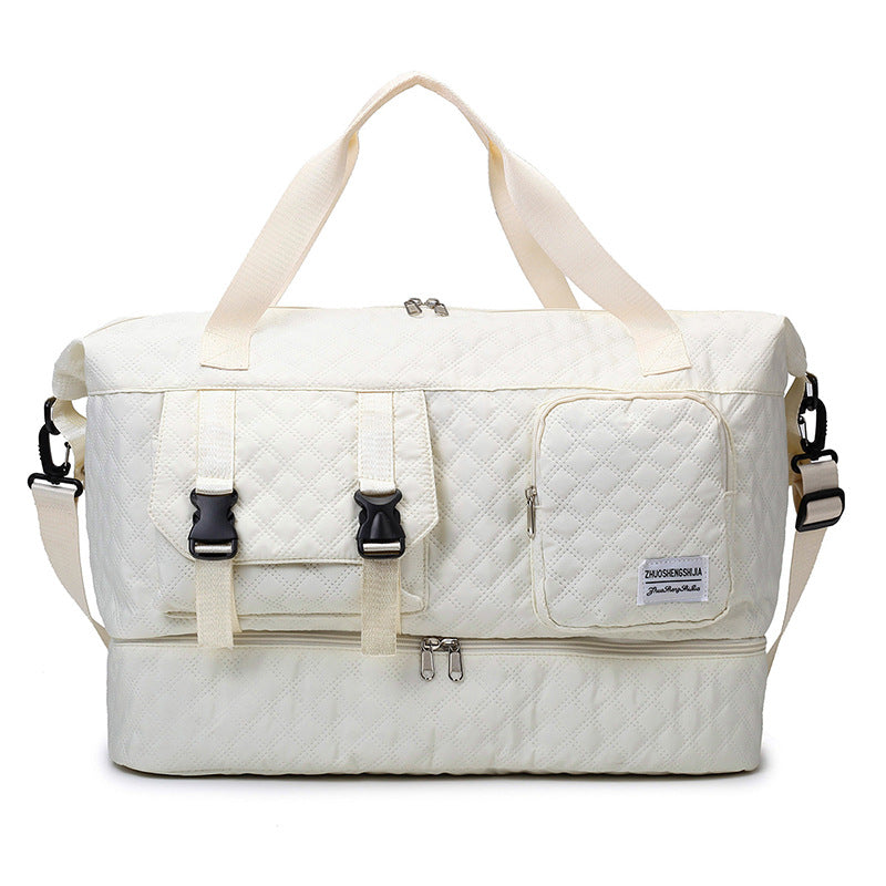 Premium gesteppte Wochenend-Duffel-Tasche