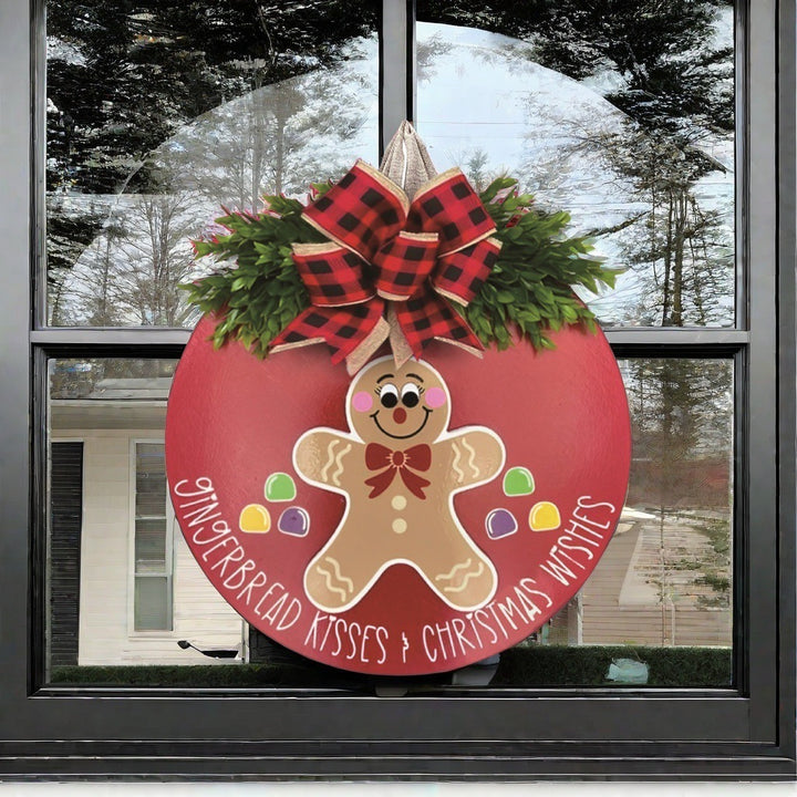 Festliche Lebkuchen-Themen Weihnachtskranz