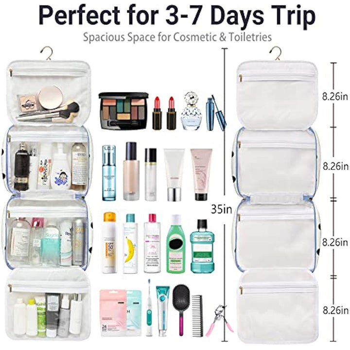 Vielseitige Kosmetik-Organizer Tasche mit Abnehmbarem Fach Karnz