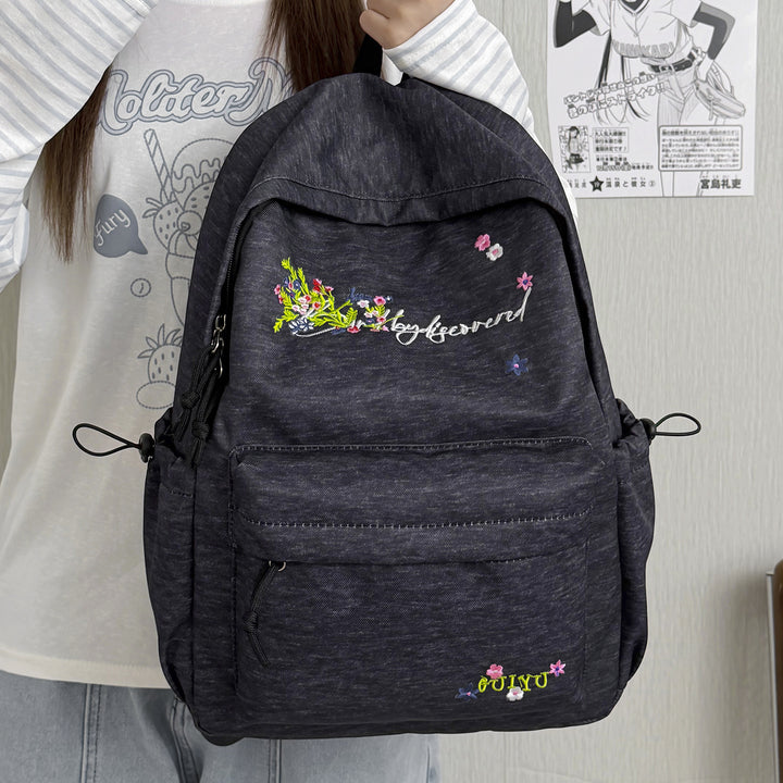 Blumenbestickter Rucksack Karnz 1791206093