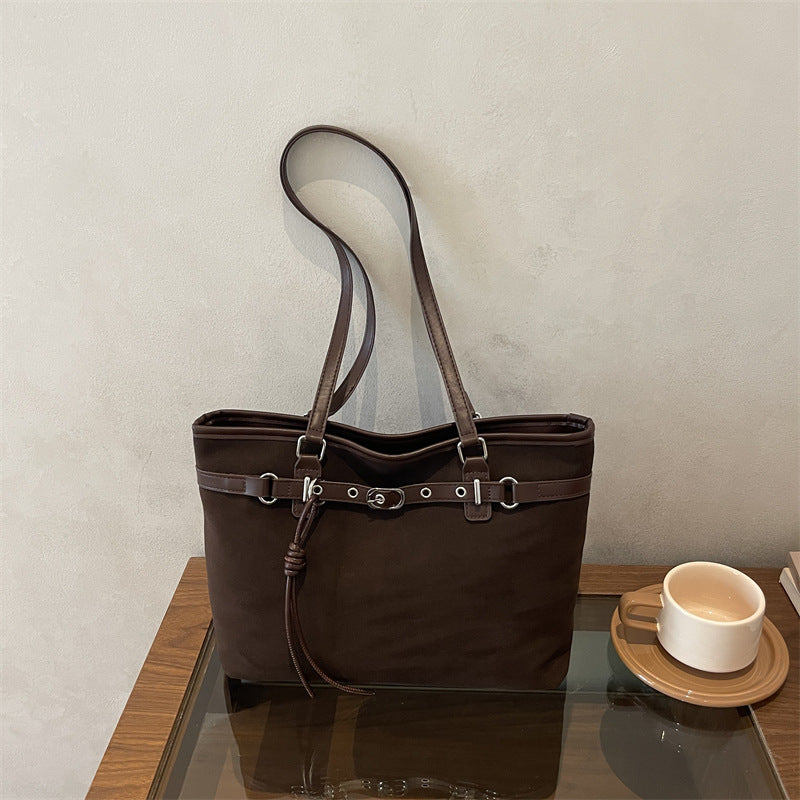 Elegante Wildleder Handtasche