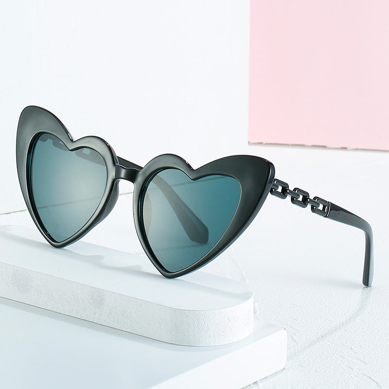Damen Herzförmige Sonnenbrille Karnz