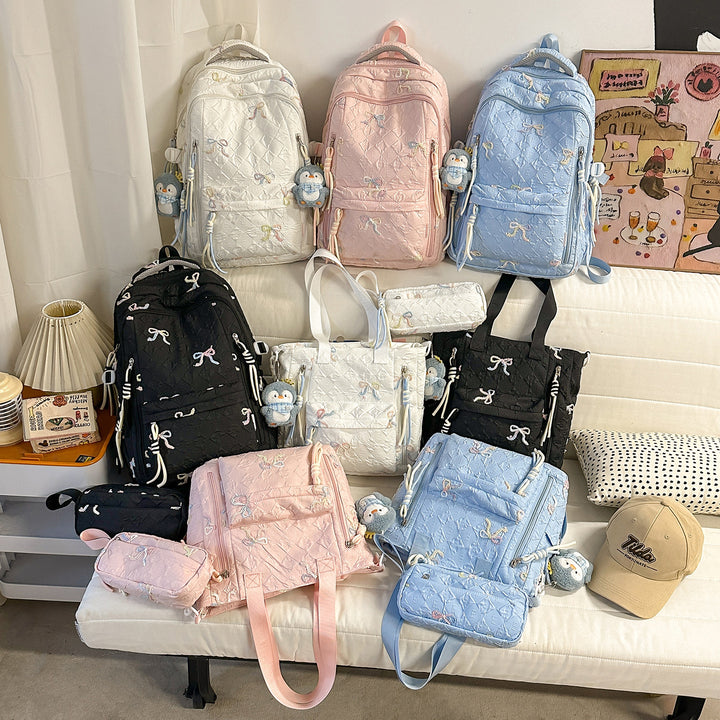 Bestickter Stepp-Rucksack Karnz