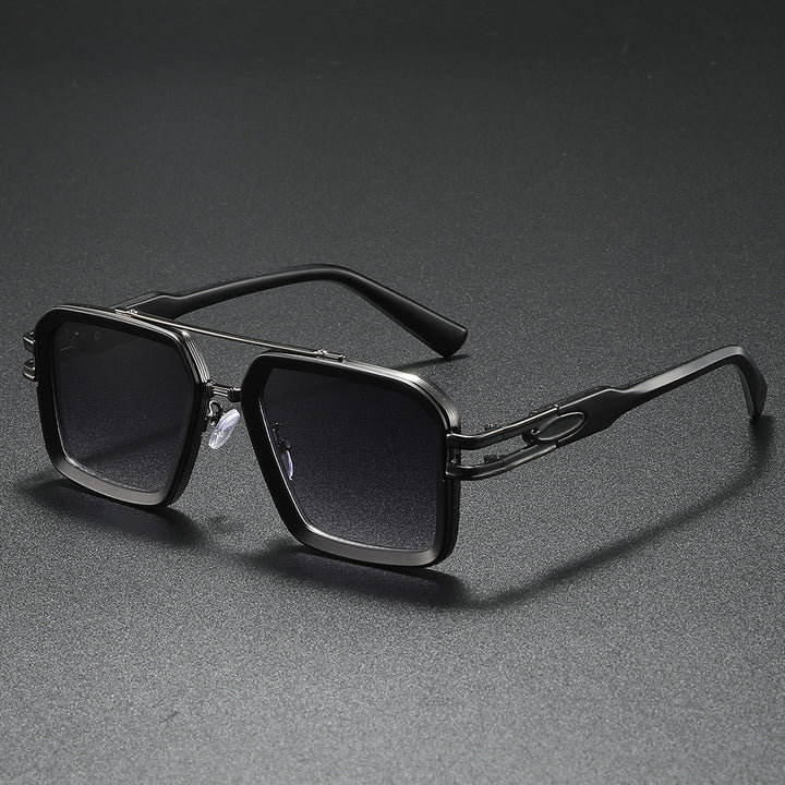 Damen modische Sonnenbrille im modernen kantigen Design Karnz