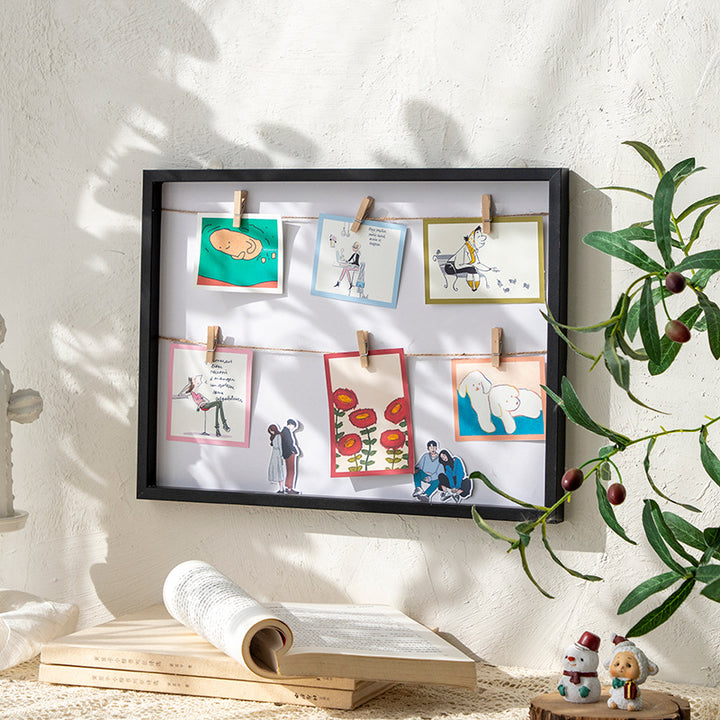 Dekorativer Foto Clip Display Rahmen