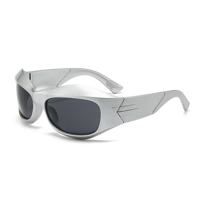 Damen sportliche Sonnenbrille mit ergonomischem Design und UV-Schutz Karnz
