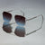Damen oversized Sonnenbrille mit elegantem Metallrahmen Karnz