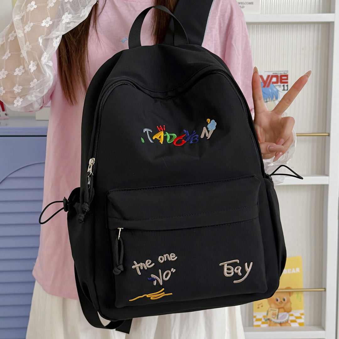 Stylische gestickte Rucksack Karnz
