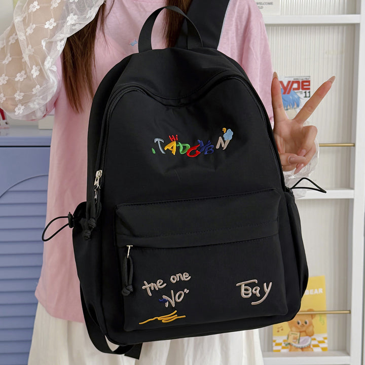 Stylische gestickte Rucksack Karnz