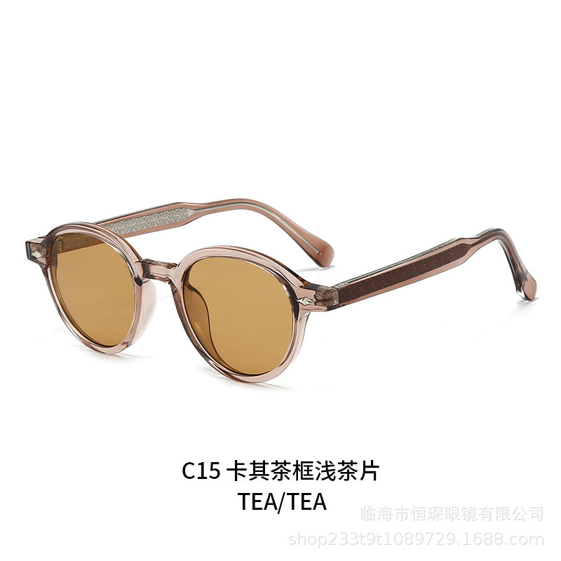 Damen runde Sonnenbrille im modernen und eleganten Design Karnz
